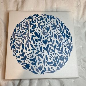 10x10 Floral Print Wall Decor